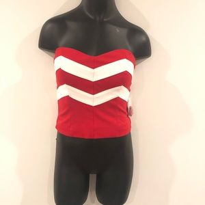 Forever 21 Strapless Crop Top